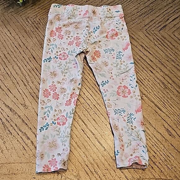 Floral leggings size 3-4T Tommy Bahama - Picture 7 of 8